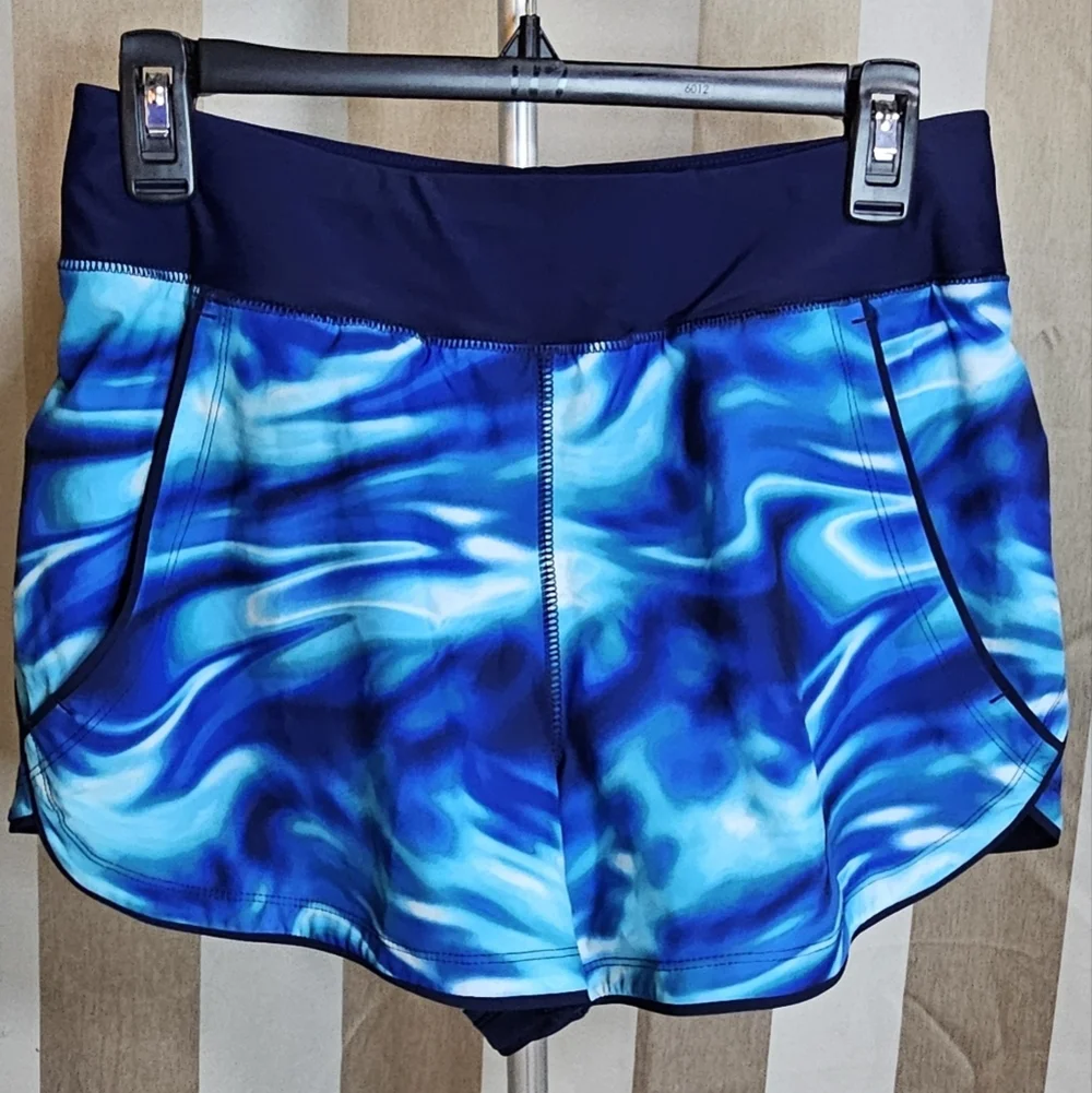 Lands' End Quick Dry Board Swim Short Bottom Green NWT Size 4